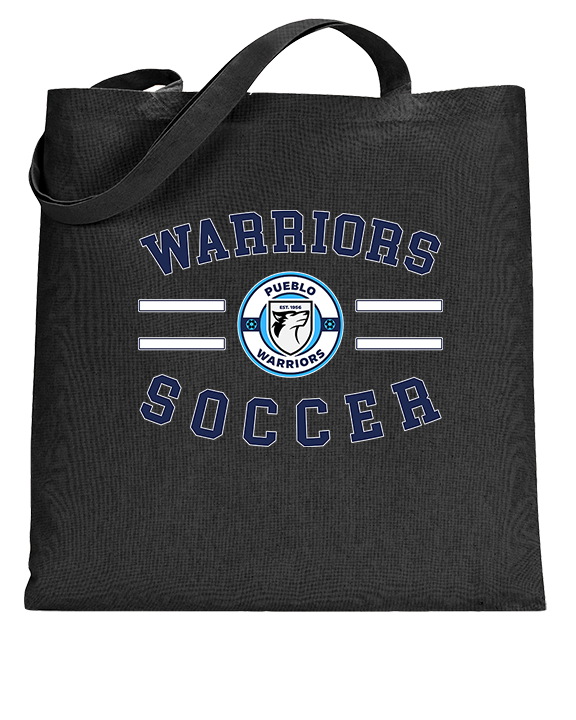 Pueblo Boys Soccer Curve - Tote