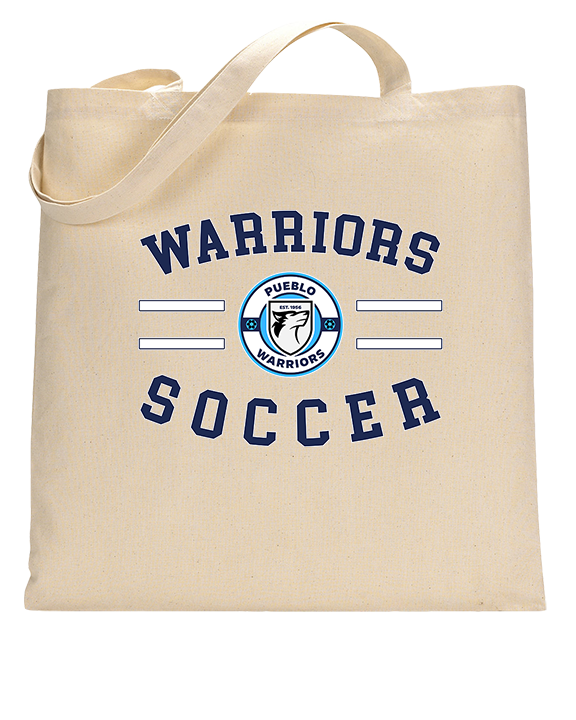 Pueblo Boys Soccer Curve - Tote