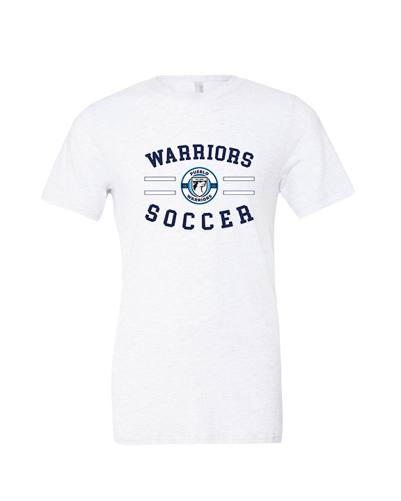 Pueblo Boys Soccer Curve - Tri-Blend Shirt