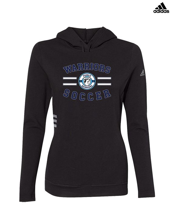 Pueblo Boys Soccer Curve - Womens Adidas Hoodie