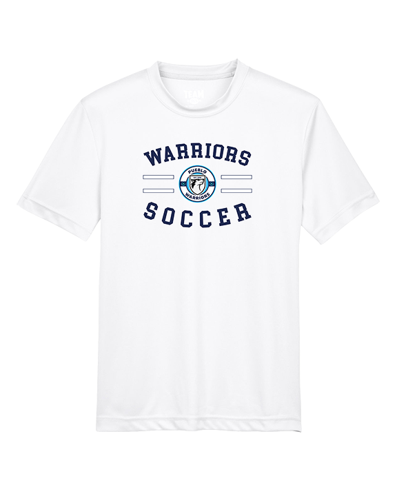 Pueblo Boys Soccer Curve - Youth Performance Shirt