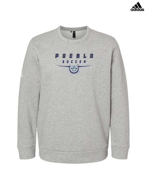 Pueblo Boys Soccer Design - Mens Adidas Crewneck