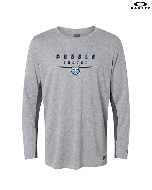 Pueblo Boys Soccer Design - Mens Oakley Longsleeve