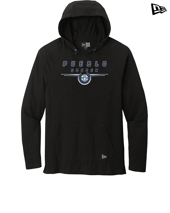 Pueblo Boys Soccer Design - New Era Tri-Blend Hoodie