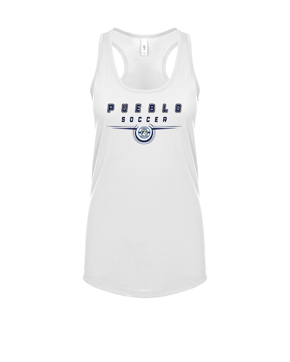 Pueblo Boys Soccer Design - Womens Tank Top