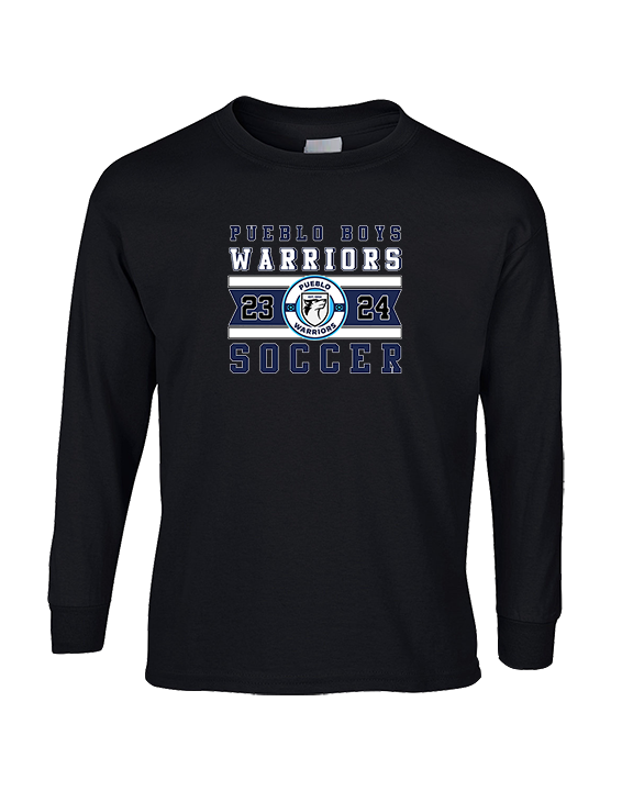 Pueblo Boys Soccer Stamp - Cotton Longsleeve