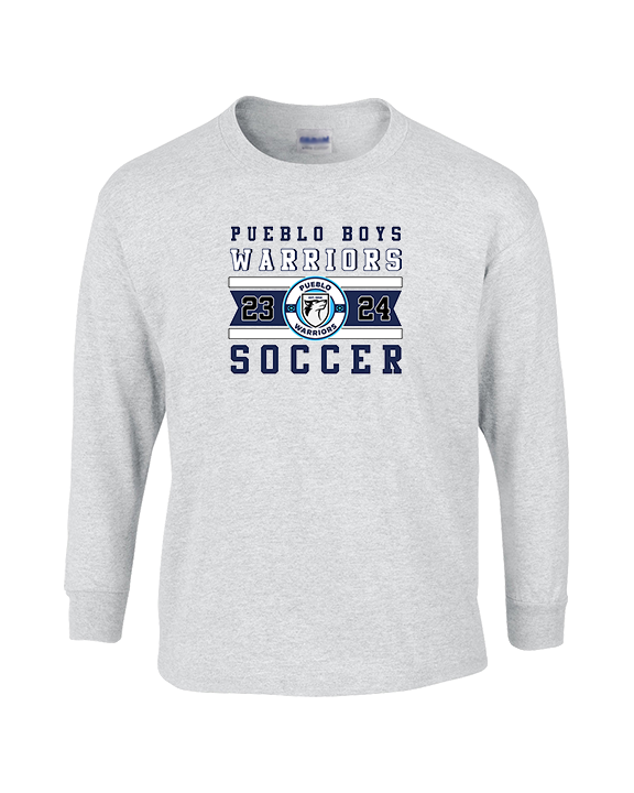 Pueblo Boys Soccer Stamp - Cotton Longsleeve