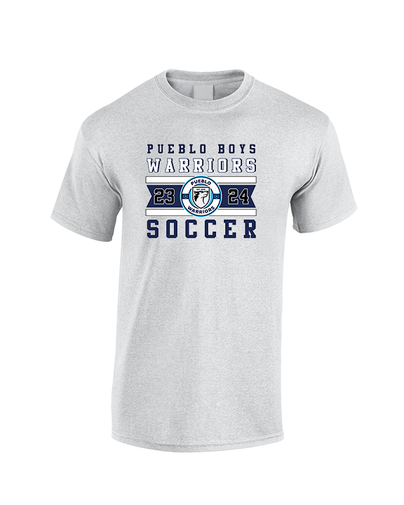 Pueblo Boys Soccer Stamp - Cotton T-Shirt