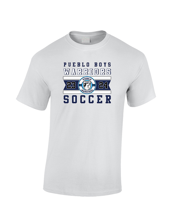 Pueblo Boys Soccer Stamp - Cotton T-Shirt