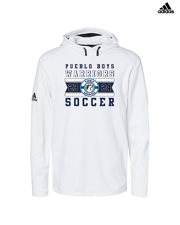 Pueblo Boys Soccer Stamp - Mens Adidas Hoodie