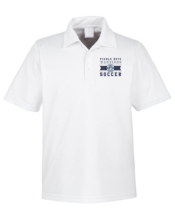 Pueblo Boys Soccer Stamp - Mens Polo