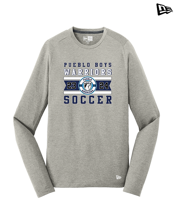 Pueblo Boys Soccer Stamp - New Era Performance Long Sleeve