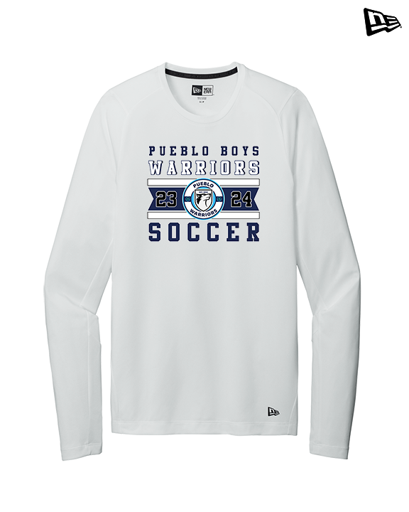 Pueblo Boys Soccer Stamp - New Era Performance Long Sleeve