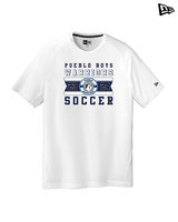 Pueblo Boys Soccer Stamp - New Era Performance Shirt