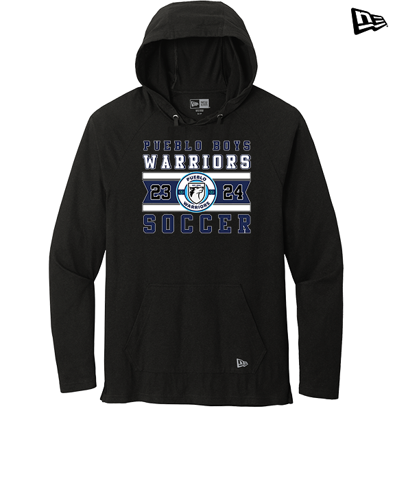 Pueblo Boys Soccer Stamp - New Era Tri-Blend Hoodie