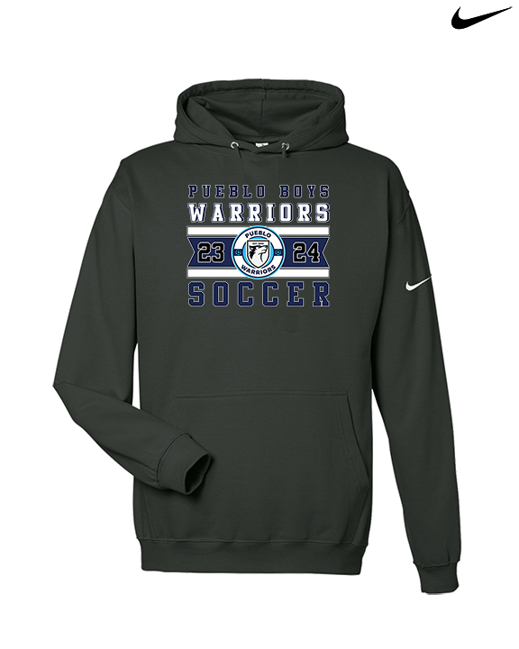 Pueblo Boys Soccer Stamp - Nike Club Fleece Hoodie