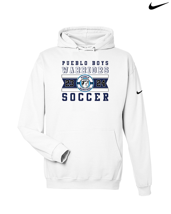 Pueblo Boys Soccer Stamp - Nike Club Fleece Hoodie