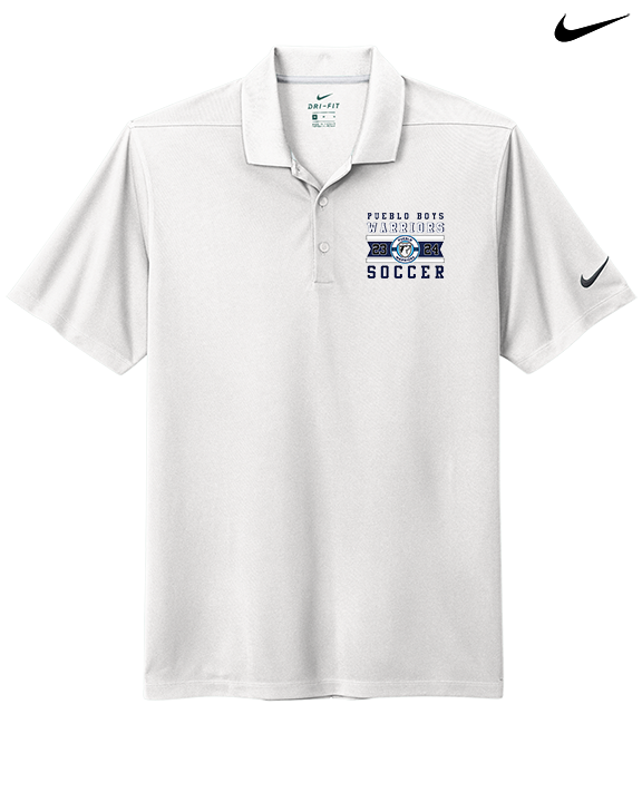 Pueblo Boys Soccer Stamp - Nike Polo