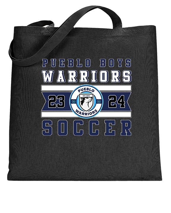 Pueblo Boys Soccer Stamp - Tote