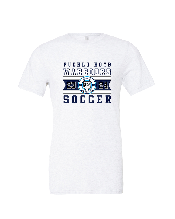 Pueblo Boys Soccer Stamp - Tri-Blend Shirt