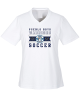 Pueblo Boys Soccer Stamp - Womens Performance Shirt