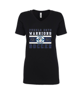 Pueblo Boys Soccer Stamp - Womens Vneck