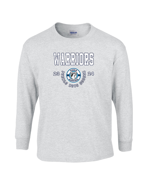 Pueblo Boys Soccer Swoop - Cotton Longsleeve