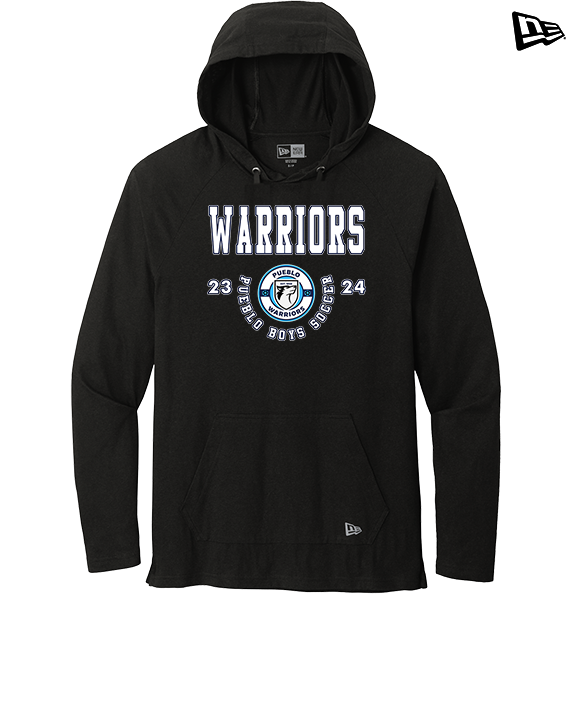 Pueblo Boys Soccer Swoop - New Era Tri-Blend Hoodie