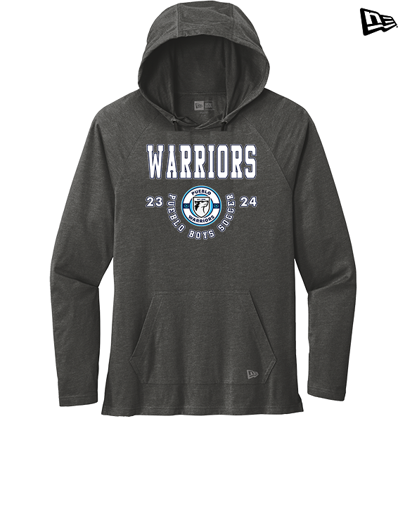 Pueblo Boys Soccer Swoop - New Era Tri-Blend Hoodie