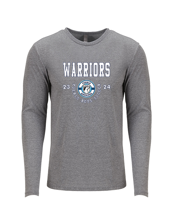 Pueblo Boys Soccer Swoop - Tri-Blend Long Sleeve