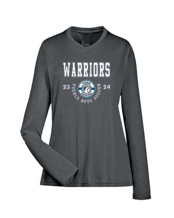 Pueblo Boys Soccer Swoop - Womens Performance Longsleeve