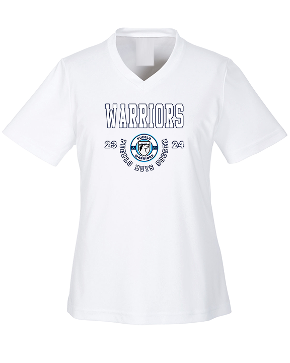 Pueblo Boys Soccer Swoop - Womens Performance Shirt