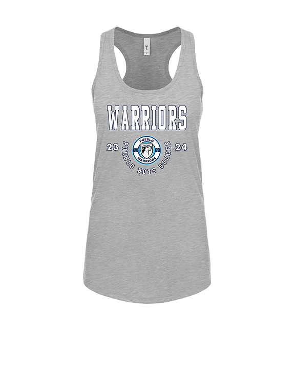 Pueblo Boys Soccer Swoop - Womens Tank Top