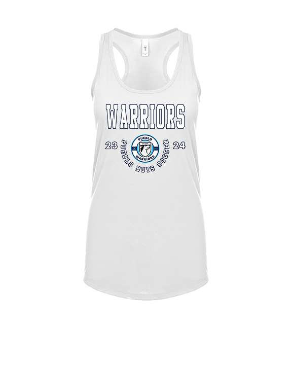 Pueblo Boys Soccer Swoop - Womens Tank Top