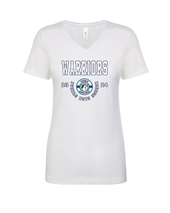 Pueblo Boys Soccer Swoop - Womens Vneck