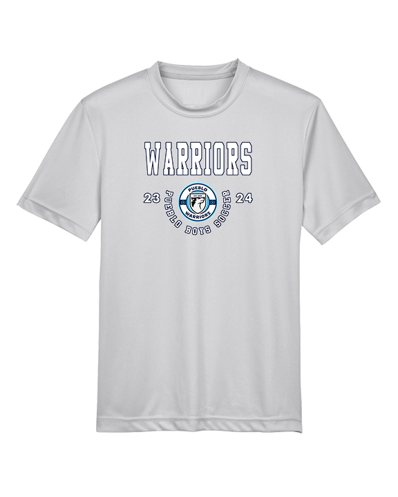 Pueblo Boys Soccer Swoop - Youth Performance Shirt