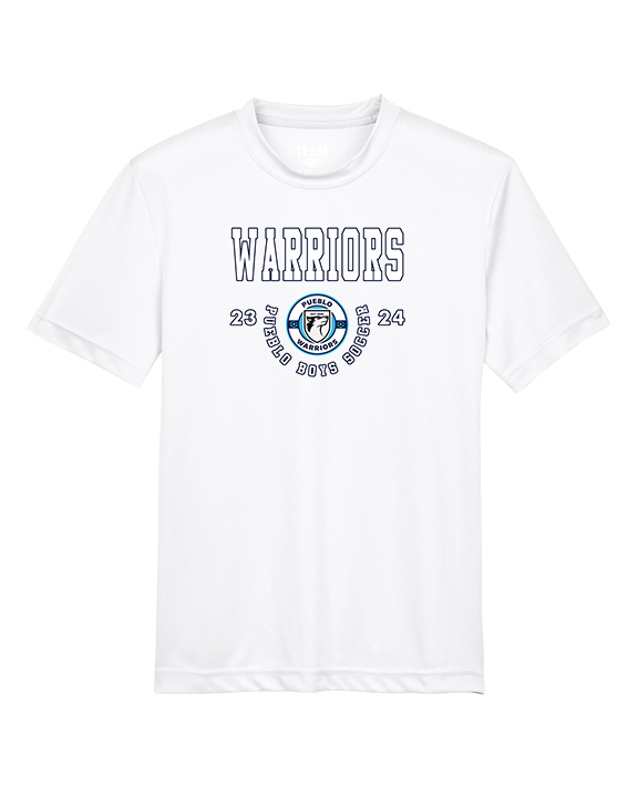 Pueblo Boys Soccer Swoop - Youth Performance Shirt