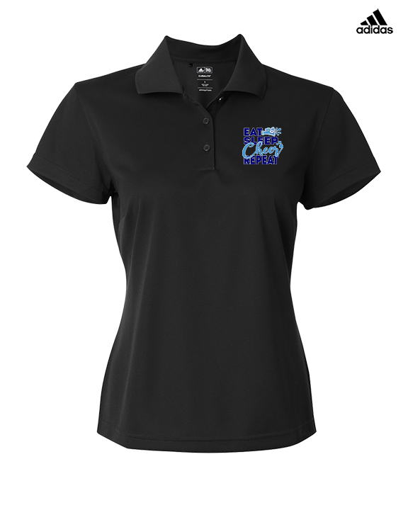 Pueblo HS Cheer Eat Sleep Cheer - Adidas Womens Polo