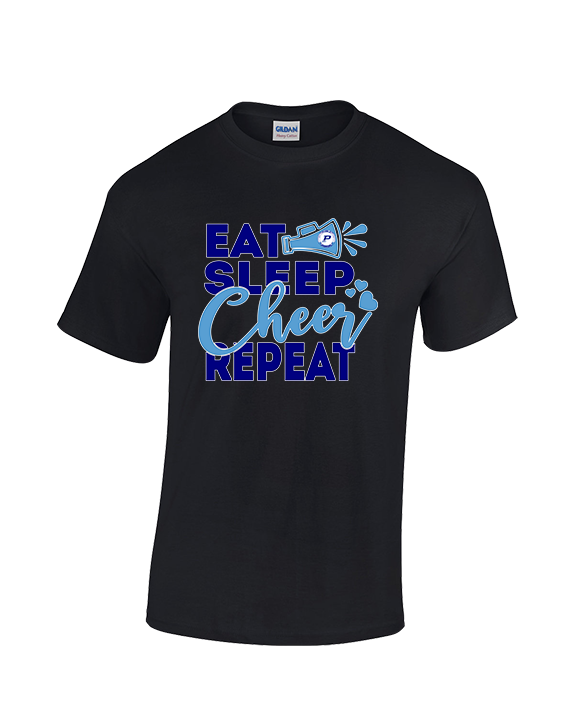 Pueblo HS Cheer Eat Sleep Cheer - Cotton T-Shirt