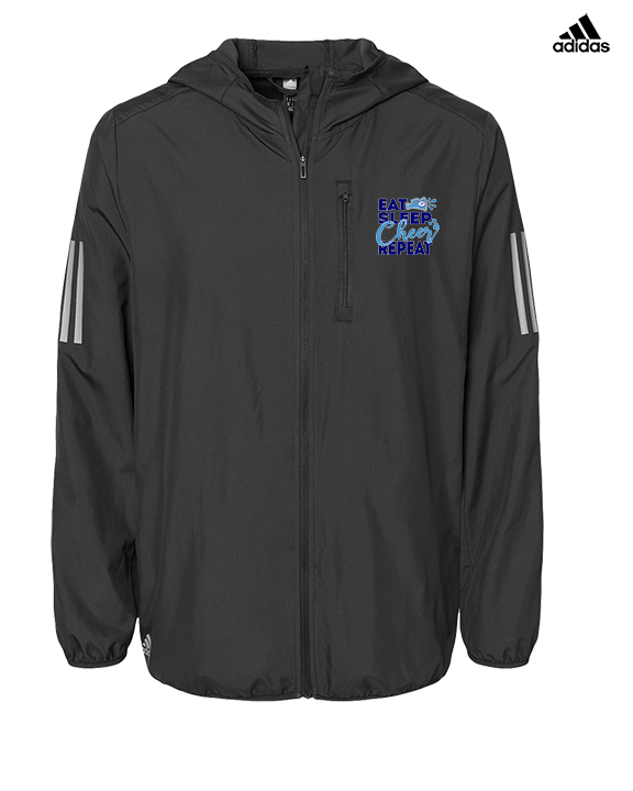 Pueblo HS Cheer Eat Sleep Cheer - Mens Adidas Full Zip Jacket