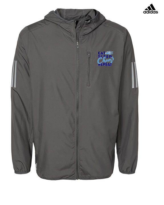 Pueblo HS Cheer Eat Sleep Cheer - Mens Adidas Full Zip Jacket