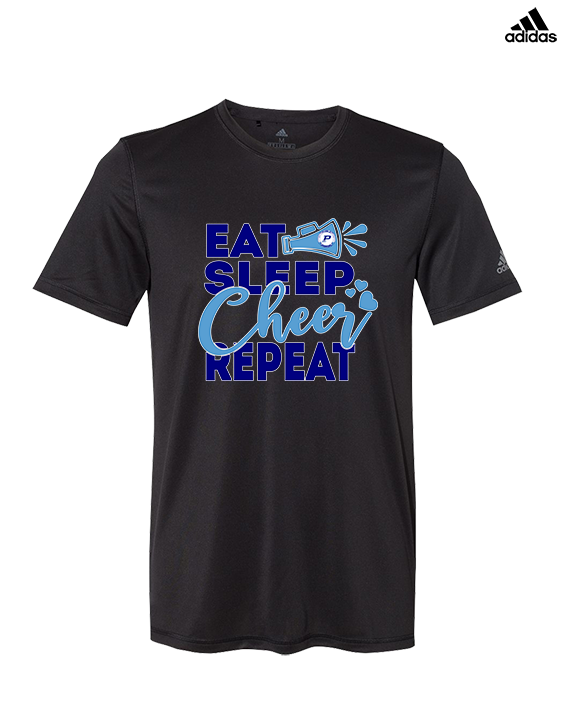 Pueblo HS Cheer Eat Sleep Cheer - Mens Adidas Performance Shirt