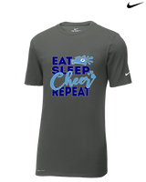 Pueblo HS Cheer Eat Sleep Cheer - Mens Nike Cotton Poly Tee