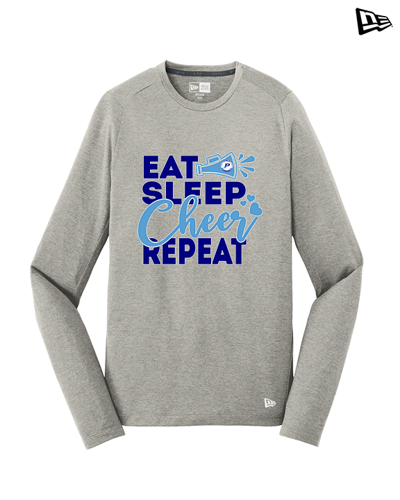 Pueblo HS Cheer Eat Sleep Cheer - New Era Performance Long Sleeve