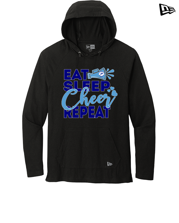 Pueblo HS Cheer Eat Sleep Cheer - New Era Tri-Blend Hoodie