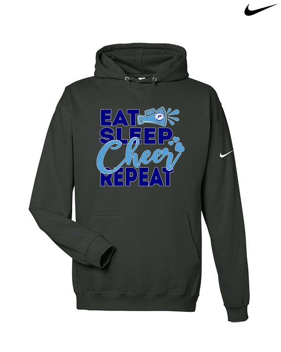 Pueblo HS Cheer Eat Sleep Cheer - Nike Club Fleece Hoodie