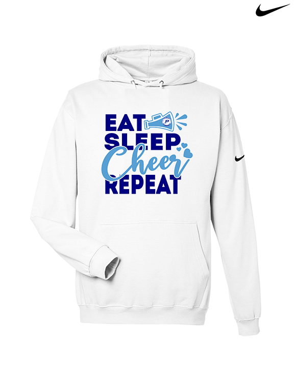 Pueblo HS Cheer Eat Sleep Cheer - Nike Club Fleece Hoodie