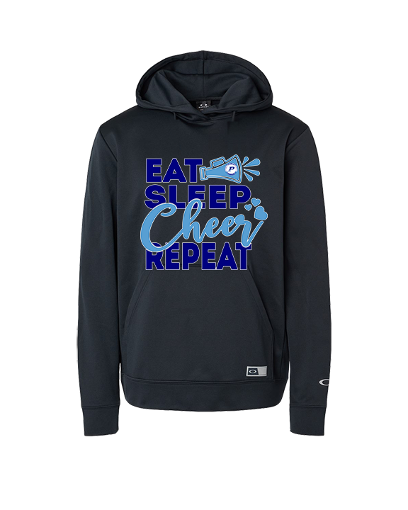 Pueblo HS Cheer Eat Sleep Cheer - Oakley Performance Hoodie