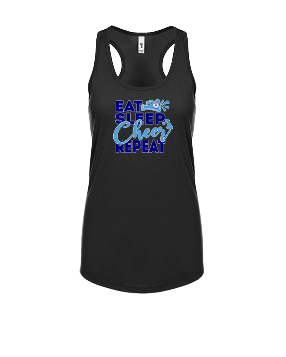 Pueblo HS Cheer Eat Sleep Cheer - Womens Tank Top