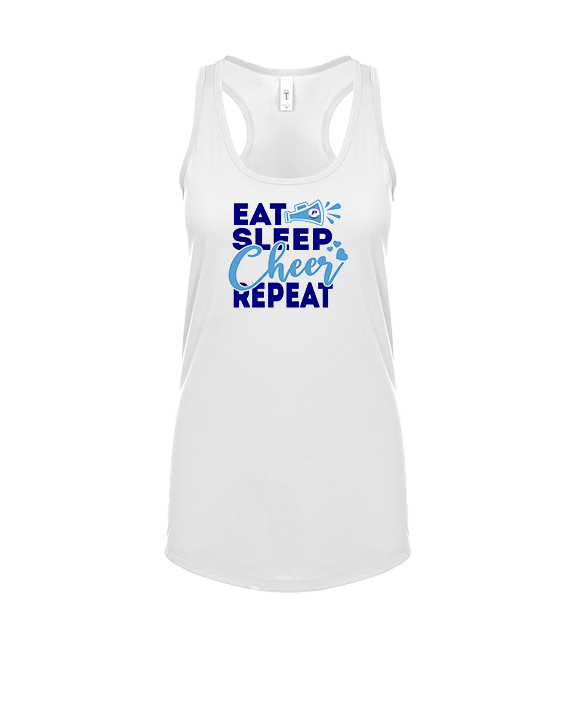 Pueblo HS Cheer Eat Sleep Cheer - Womens Tank Top